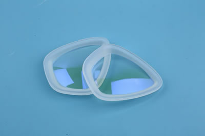 Lentes revestidos para máscaras de buceo