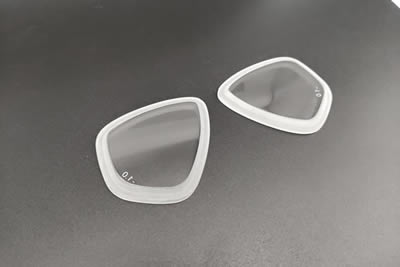 Lentes de máscara de buceo, para miopía